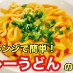 【レンジ調理】電子レンジだけで誰でも簡単！『カレーうどん』の作り方