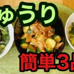 【きゅうりのレシピ3選】夏に嬉しいきゅうりのアレンジレシピ♪【ごま油/キムチ/塩昆布】