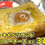 【朝ご飯におすすめ】トーストアレンジレシピ３選☆　りんごとチーズのはちみつトースト・卵とマヨネーズのトースト・キャベツとベーコンのサンドイッチの作り方！