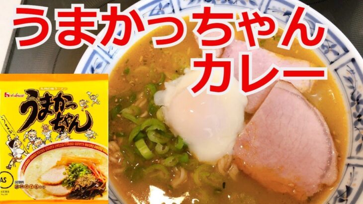 うまかっちゃんカレー味　九州の味ラーメン うまかっちゃん　アレンジ