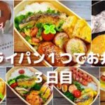 【３COINSのシリコンリング】フライパン１つで旦那のお弁当 ３日目