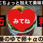 【鯖缶レシピ】定番のゆで卵をスライスして 簡単でおいしい味付けに