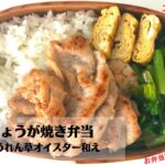 【材料3つ】大定番！フライパン1つで作る豚肉塩しょうが焼きレシピ【ふじい弁当】