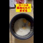 メンマ炊き込みご飯【家事ヤロウ】木村拓哉アレンジレシピ『ドンキ 穂先メンマ』味噌ラーメン風炊き込み 簡単美味しい！밥솥밥  #shorts #料理 #炊飯器#ドン・キホーテ