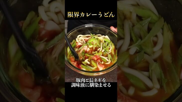 包丁もまな板も火も使わない『限界カレーうどん』が半端なく旨い！