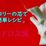 ブロッコリーの芯で作る簡単レシピ  フードロス減とアレンジ料理