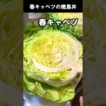 春キャベツの焼鳥丼【フライパン1つで】簡単料理 #Shorts