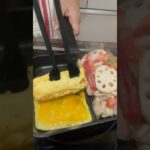 現場仕事の旦那と高校生息子にフライパン1つで作るお弁当#shorts # #40代主婦 #お弁当