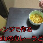 【ゆっくりずぼら飯レシピ】電子レンジで作るTopValuのカレーうどん