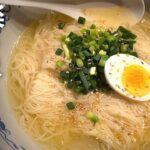 塩ラーメン×素麺で考えたガチで美味いアレンジそうめんレシピ♪