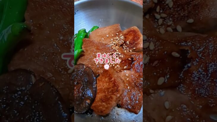🐟🌿本マグロの焼き肉丼#アレンジレシピ #本マグロ#焼き肉丼#料理研究会 #料理教室