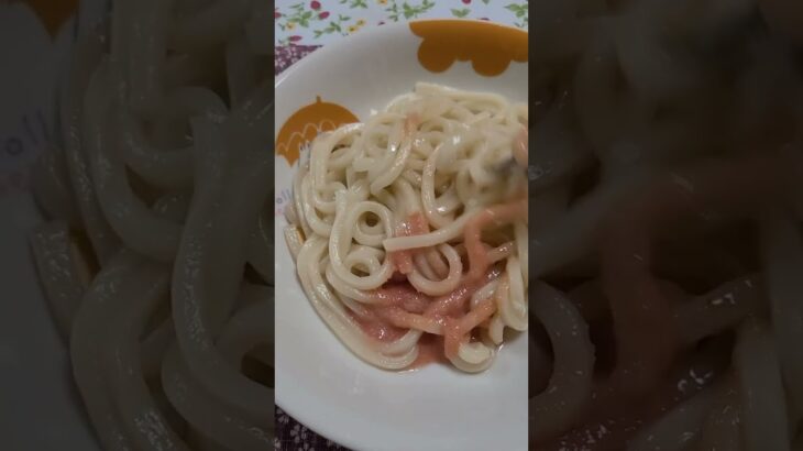 たらこソースの皿うどん(簡単アレンジ)#手抜きごはん #アレンジレシピ