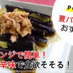 【管理栄養士のレシピ】電子レンジで簡単！涼拌茄子（リャンバンチェズ）