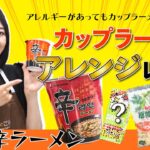 カップラーメンアレンジレシピ第3選　辛ラーメン編【食物アレルギーレシピ】【卵・乳・小麦不使用】