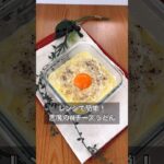 【レンジで簡単！悪魔のWチーズうどん】