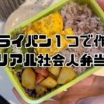 フライパン１つで作るリアル社会人弁当