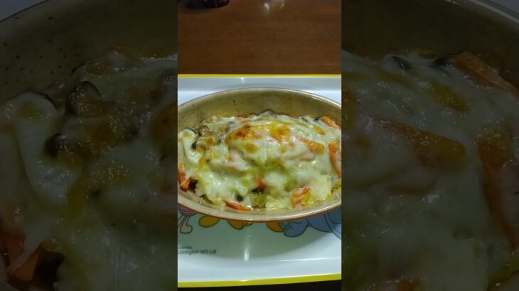 ささみと温野菜のチーズ焼き shokenママさんのレシピをアレンジさせて頂きました🤗