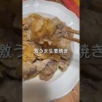 レシピ詳細は右上点３つ説明欄へ【下味冷凍で激うま生姜焼き】#short #生姜焼き　#下味冷凍