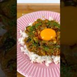 レンジだけで濃厚キーマ風カレーを作りながら結果発表していく #123日後にちょっと綺麗になる女 #123日目 #簡単レシピ #料理 #自炊 #自炊記録 #ダイエット #ヘルシー #ズボラ飯 #カレー