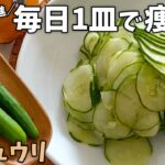 痩せる「酢キュウリ」レシピ – 包丁不要スライスして混ぜるだけ！ちょい足しでアレンジ無限大！低カロリーなので毎日食べて健康に！爽やかな残り液は経口補水飲料に！作り置き・キュウリ大量消費